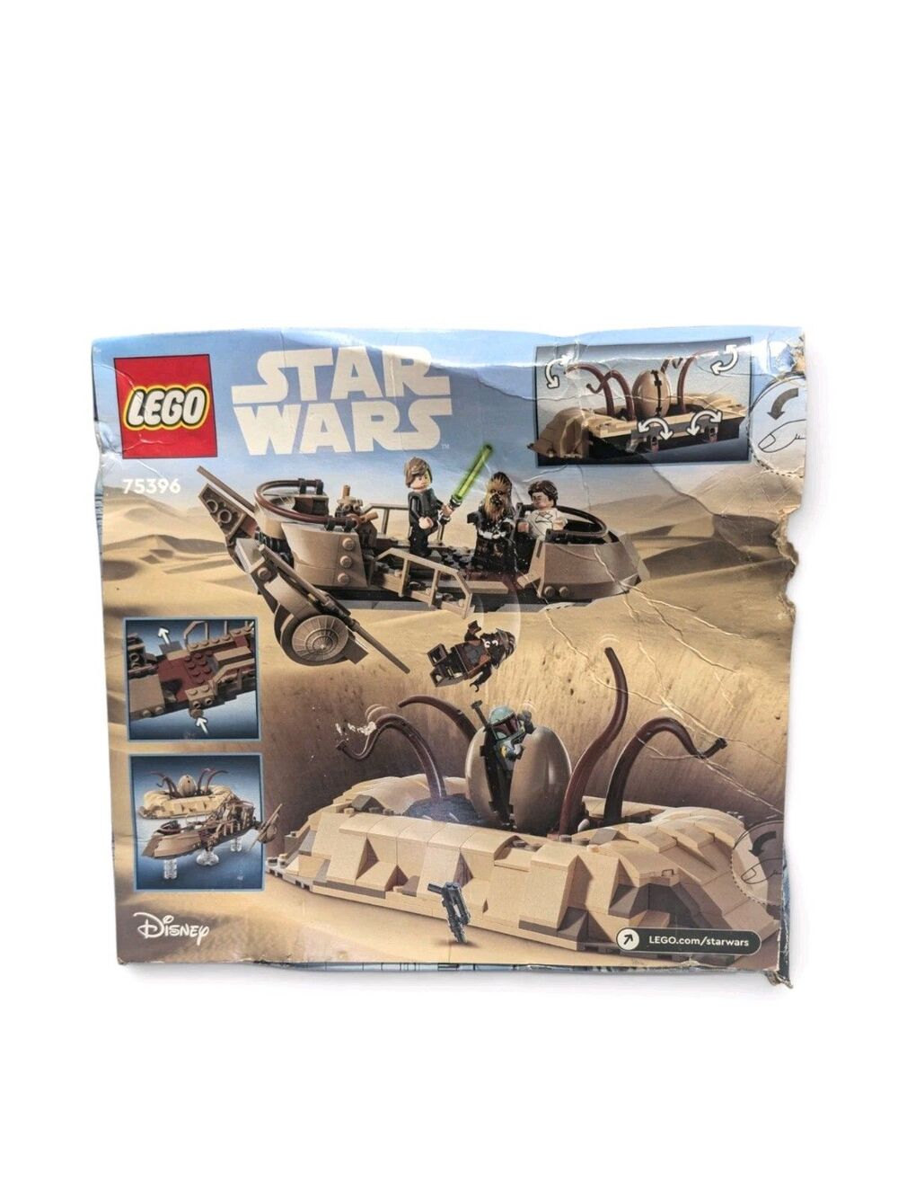 LEGO Star Wars 75396 Desert Skiff Sarlacc Pit Nien Nunb Sealed Bags-Damaged Box